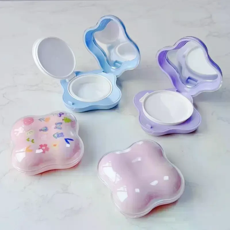 15 جرام صندوق وسادة فليب فارغ صندوق البودرة المحمولة حقيبة مستحضرات التجميل BB كريم/الأساس/حاوية أحمر الخدود مع مرآة #5