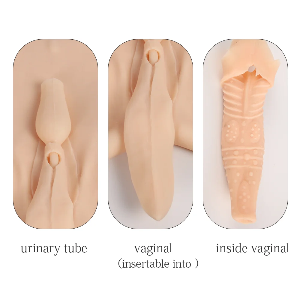 Silicone Fake Vagina Underwear Pusssy Panties For Men Crossdressing Transgender male to female Crossdresser Dragqueen Cosplay