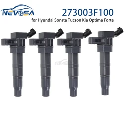 4PCS Ignition Coils UF611 For Hyundai Santa Fe Sonata Tucson ix35 Genesis for Kia Forte Optima Sportage 273003F100 273002G700