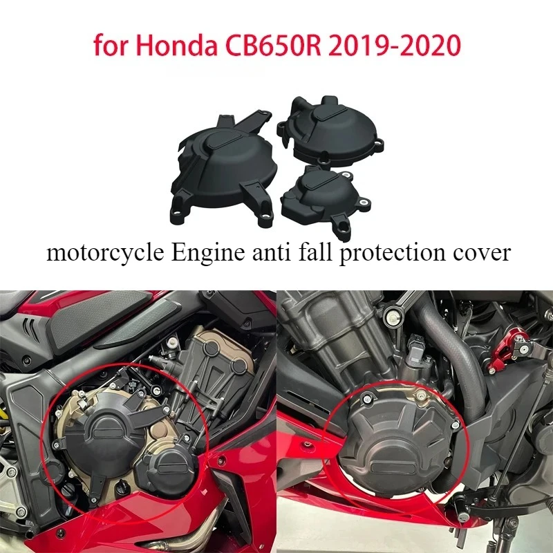 

Motorcycle engine protection cover engine side cover anti-fall Stator cover for Honda CB650 R CB650R 2019-2020