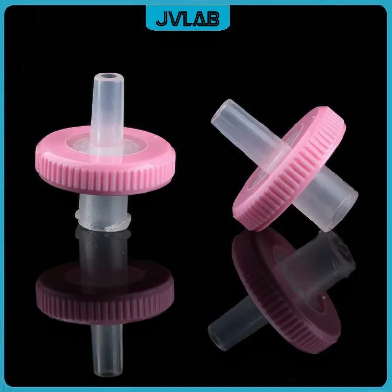 Syringe Filter Hydrophilic PVDF Luer Lock OD 13mm 25mm Poly ( Vinylidene Fluoride ) Needle Microporous Membrane Filter 100 / PK