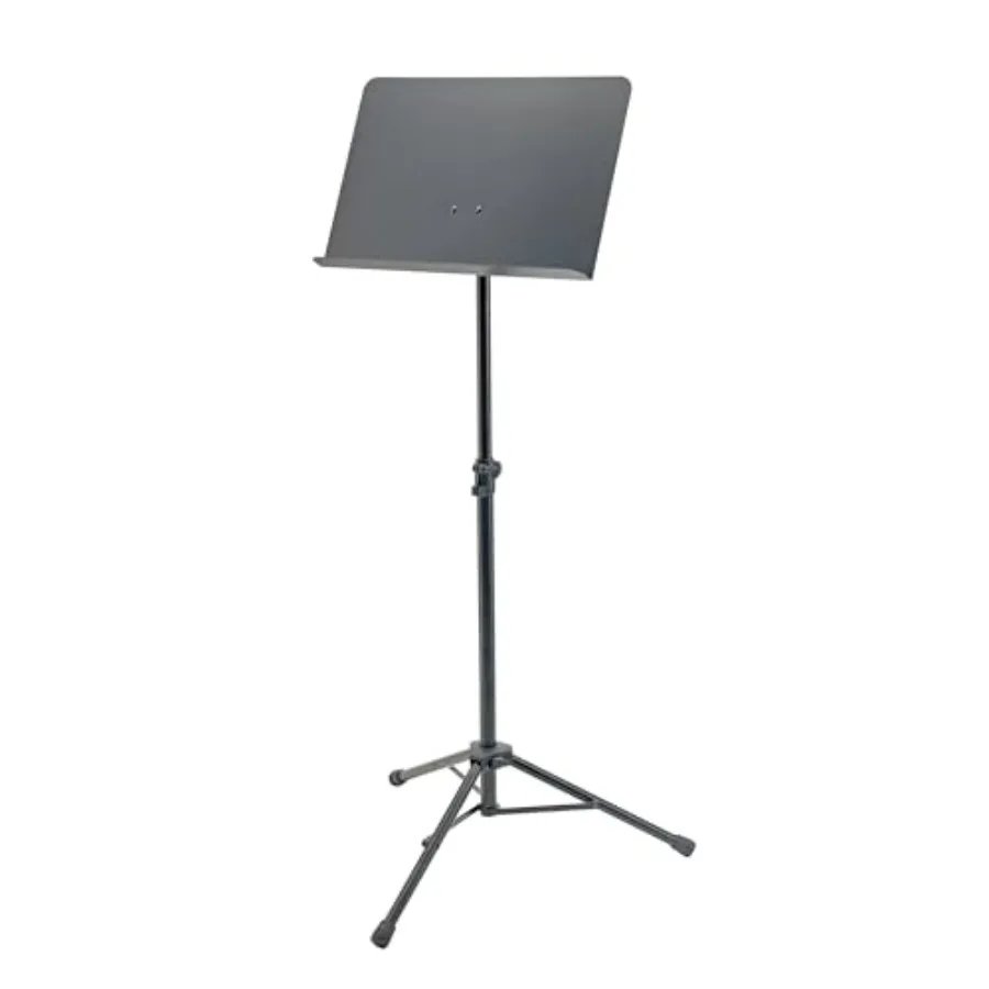 KandM Konig and Meyer 11960.000.55 Orchestra Music Stand Steel Deep Desk Holder For Music Sheets Or Book Sturdy Tripod Base Adj