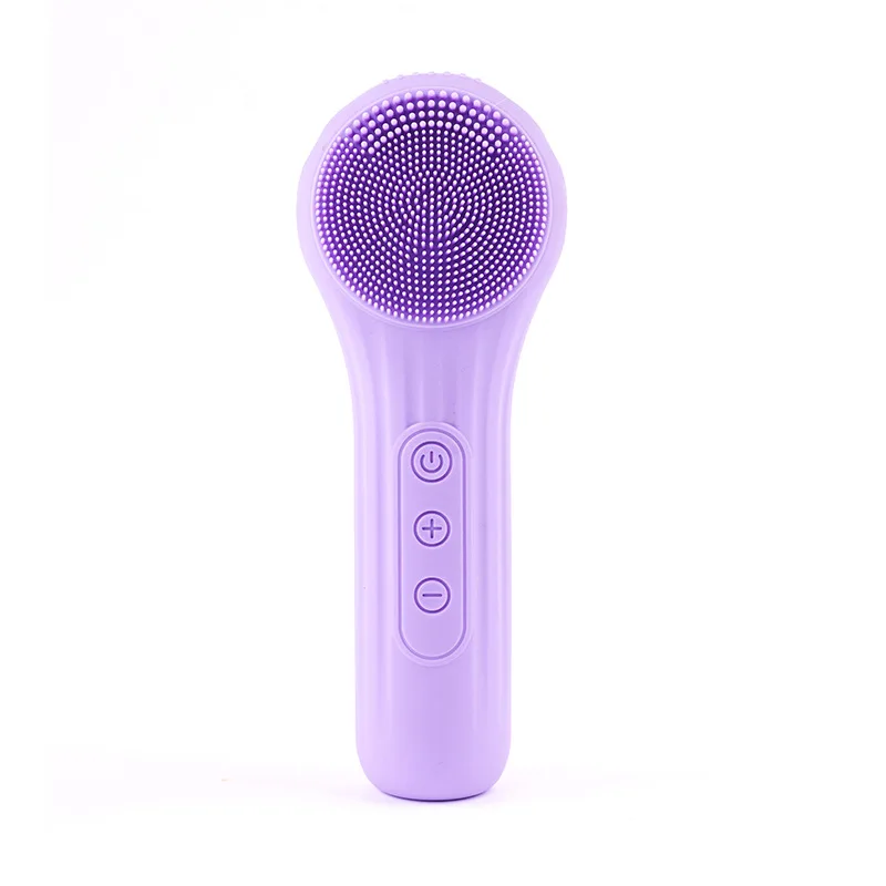 Silicone Electric Facial Cleansing Brush Photon Rejuvenation Facial Cleanser Waterproof Beauty Massager Facial Cleaning Brush