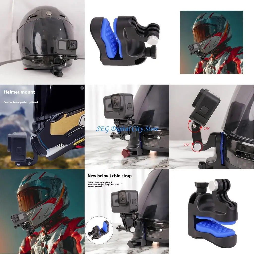 

U75B Modifiable Headpiece Camera Mount For Motorbike Motorcyclists First Person View Recording Consistent Devices