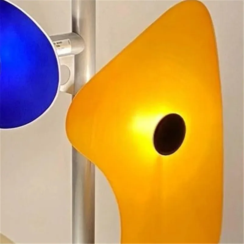 مصباح أرضي مداري مصمم إبداعي Foscarini أضواء ملونة LED لغرفة المعيشة ركن السرير فن أكريليك ضوء غرفة الأطفال #6