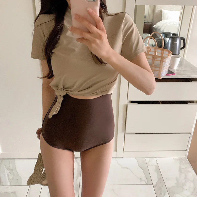 Costumi da bagno coreani costumi da bagno interi da donna copricostume da bagno costume da bagno imbottito costume da bagno sexy Monokini costumi da bagno