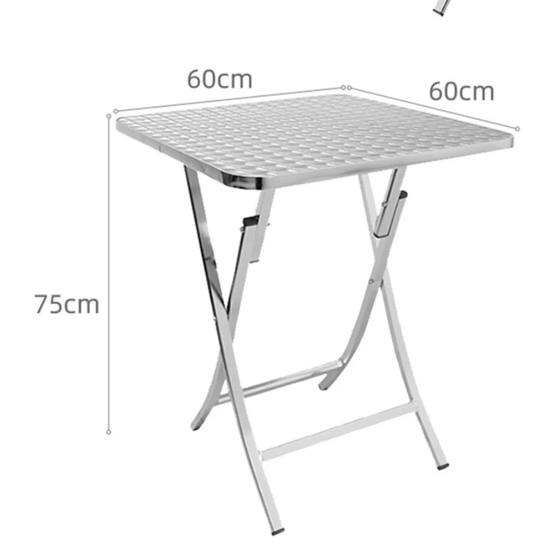 سطح أملس لتناول الطعام والحلوى والشاي وطاولة قهوة مربعة قابلة للطي وظيفة مستديرة أثاث المقهى Tavolino Da Caffe XY40KFZ