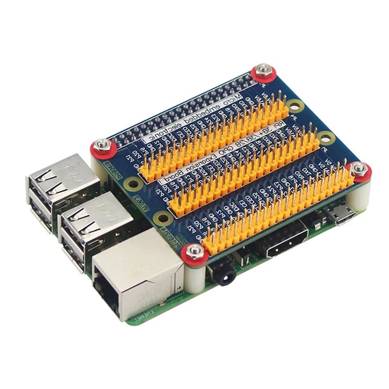 Gpio Expansion Extension Board One Row To Be Three Rows Gpio For Raspberry Pi 3 Pi 2 Pi Model B+ RPI186