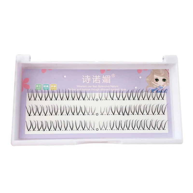 Girl Group Makeup False Eyelashes Natural Simulation Grafting Single Cluster Eyelashes Makeup Beauty Tools