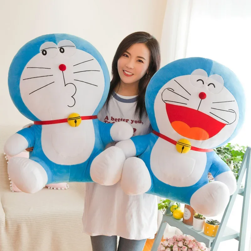 70 سنتيمتر Kawaii عبقور ألعاب من نسيج مخملي الوقوف بواسطةي لطيف محشوة بلوشي دمية الكرتون القط الحيوان أريكة سرير وسادة لعبة هدايا عيد الميلاد اللعب