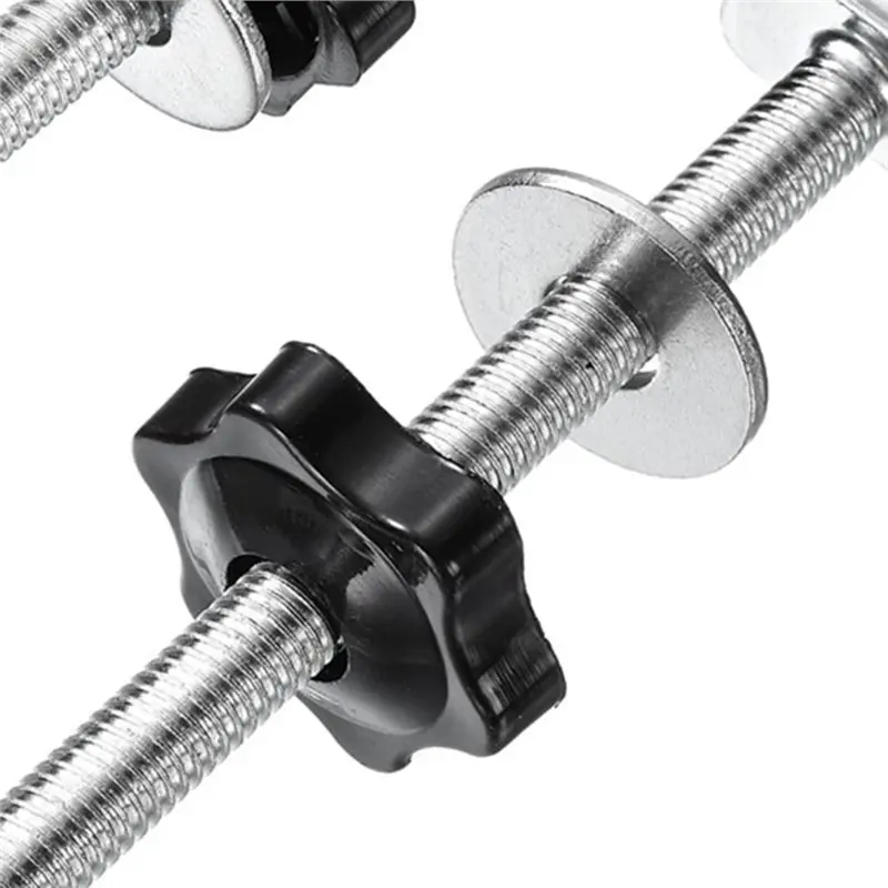 ABJN-M8 X 100Mm Threaded Bolt T-Shaped Rail Bolt Knob Kit 5Pcs, M8 X 32Mm Hexagonal Manual Knob With Washer,High Quality