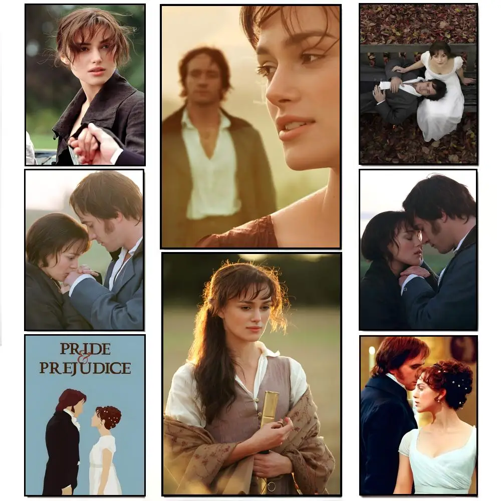 Regency Romantic P-Pride and Prejudice Classic Art Poster HD  Waterproof Wall Sticker Bar Living Room Decor Gift