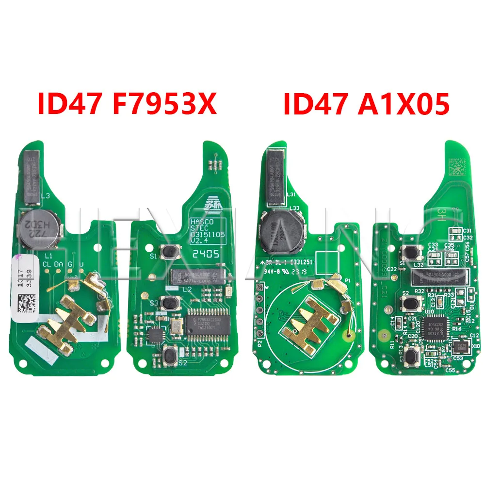 Clé à distance de voiture sans clé pour garage instable, DR Original PCB ID47, puce PCF7953, 433MHz, MG MG5, ZS, MG6, HS 2017, 2018, 2019