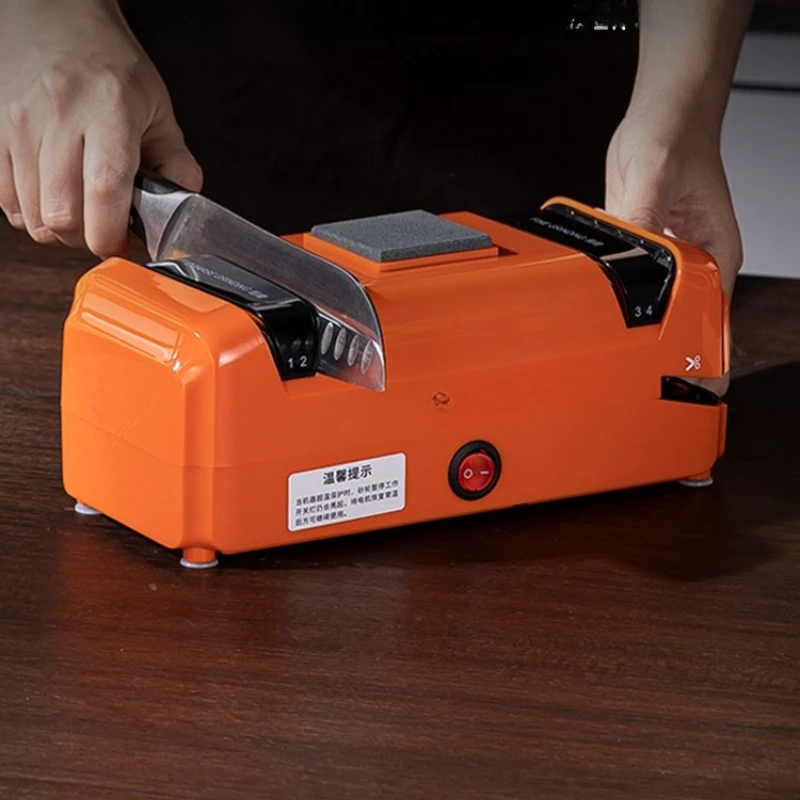 High Precision Commercial Electric Knife Sharpener Household Knife Sharpener Automatic Sharpener Fast Knife  Artifact