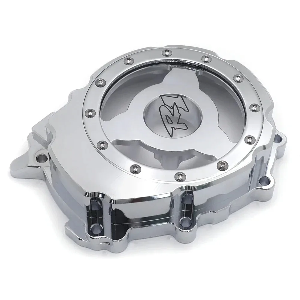 

Engine Stator Crankcase Crank Case Cover For Yamaha YZF-R1 2015-2024 Silver Motorcycle Parts W/Gasket