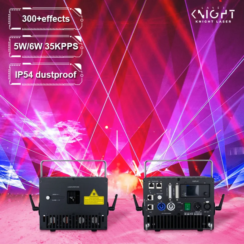 

Knight 2026 Ilda 5 Watt Portable Multi Color Dj Laser Light Lighting