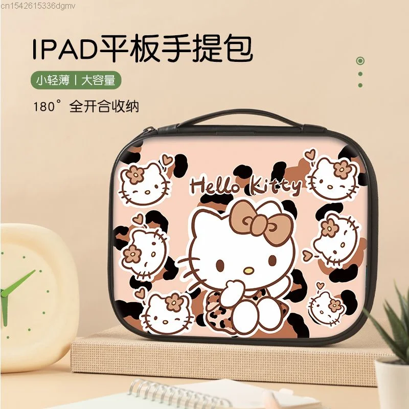 Sanrio Hello Kitty Tablet Bag IPad Storage Bag Protective Case For 9 10 11 12 Inch For Huawei Xiaomi Tablet Waterproof Bags