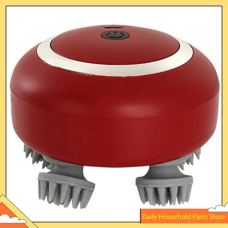 

【Великая распродажа】Мягкий силиконовый массажер для головы с регулируемой скоростью для массажа кожи головы, красный свет для ухода за волосами, функция разминания