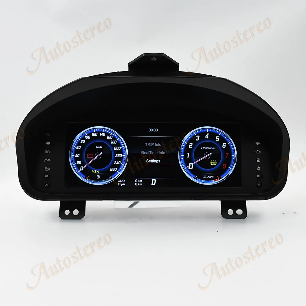 12.3'' Car Digital Cluster For Honda Accord 2003 2007 LCD Dashboard Auto Speedometer Virtual Cockpit New Upgrade