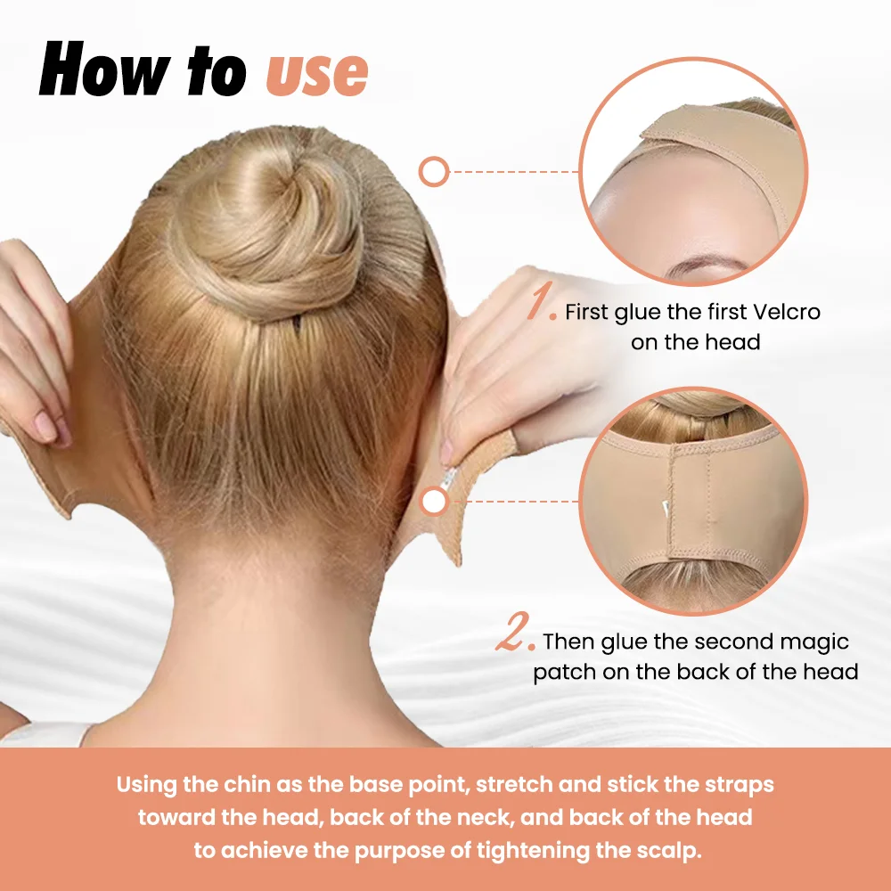 V Face Bandage Anti-Wrinkle Firm The Face Lift Chin Soft Highly Elastic Masks Reused By Both Men Women Adjustable Type