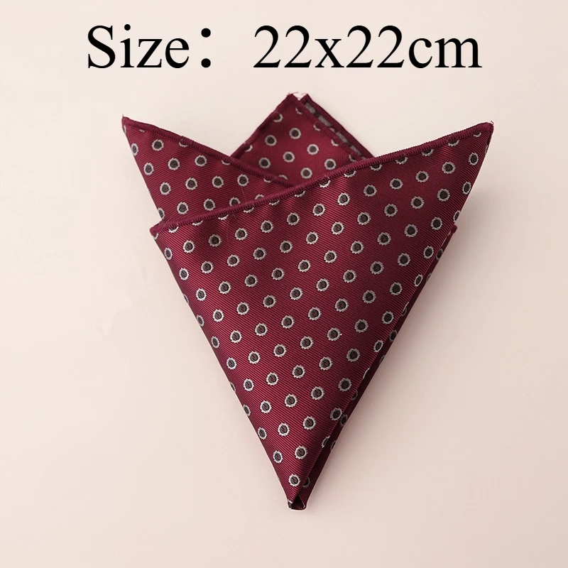 Burgundy Pocket Square Elegant Suit Handkerchief, Wedding Groom Banquet Party Tuxedo Accessory, Formal Dance Event Fashion Decor