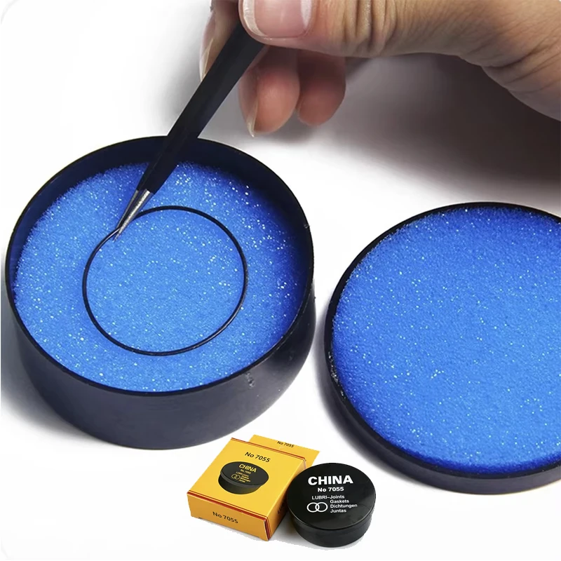 Orologio posteriore O-ring custodia scatola olio impermeabile corona orologio O-ring guarnizione grasso siliconico sigillo lubrificante strumento di riparazione