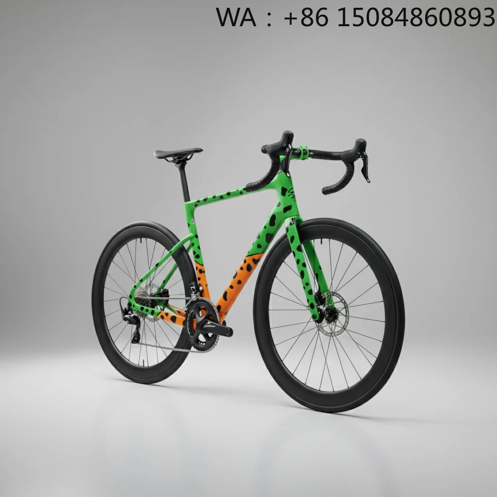 

Unisex Full Carbon Road Bike, Carbon Fiber Material, Full Carbon Body Parts, 24 Speed Wireless Shifting Lightweight Bicycle