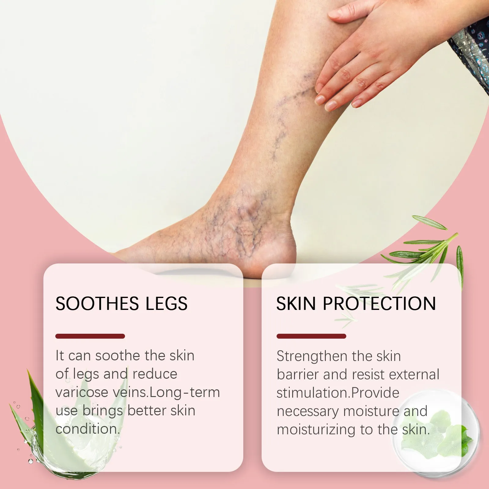 Varicose Vein Relief Paste Improve Blood Circulations Spider Varicose Vein For Tired Heavy Legs Fast Relief New Skin care cream