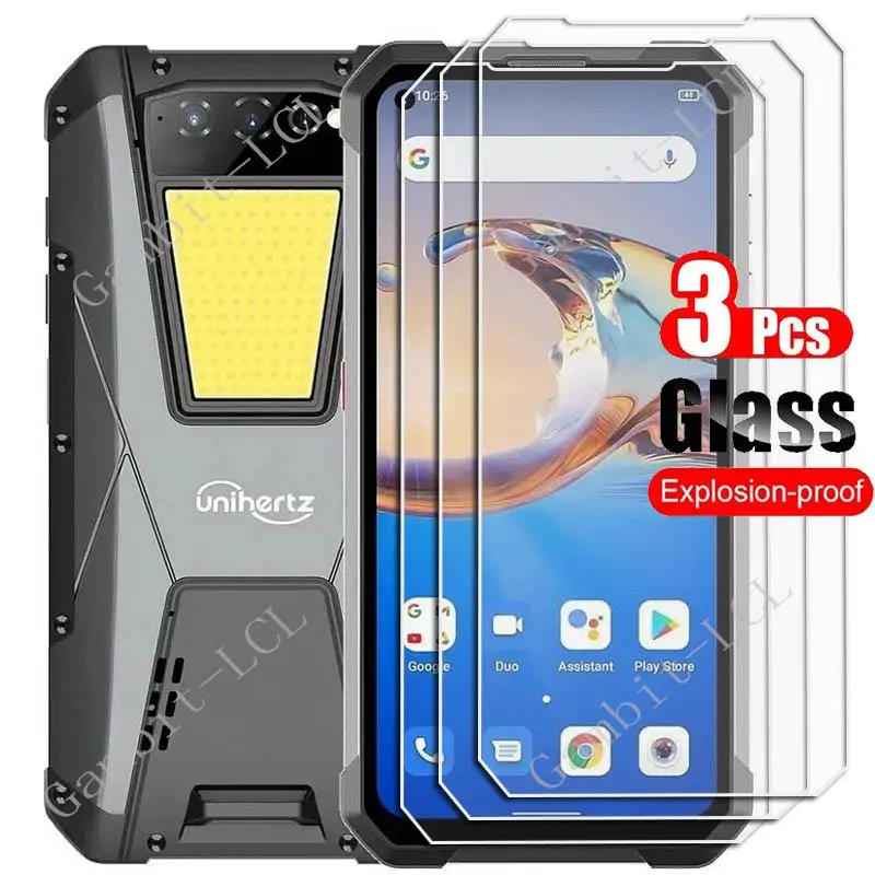 3PCS For Unihertz Tank Tempered Glass Protective On UnihertzTank 6.81\