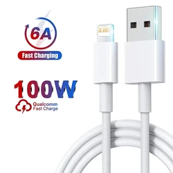 애플 아이폰용 고속 충전 케이블, 아이폰 14, 13, 12, 11 프로 맥스 플러스, 미니 USB C, 1M, 2M 데이터 케이블, 휴대폰 액세서리, 100W