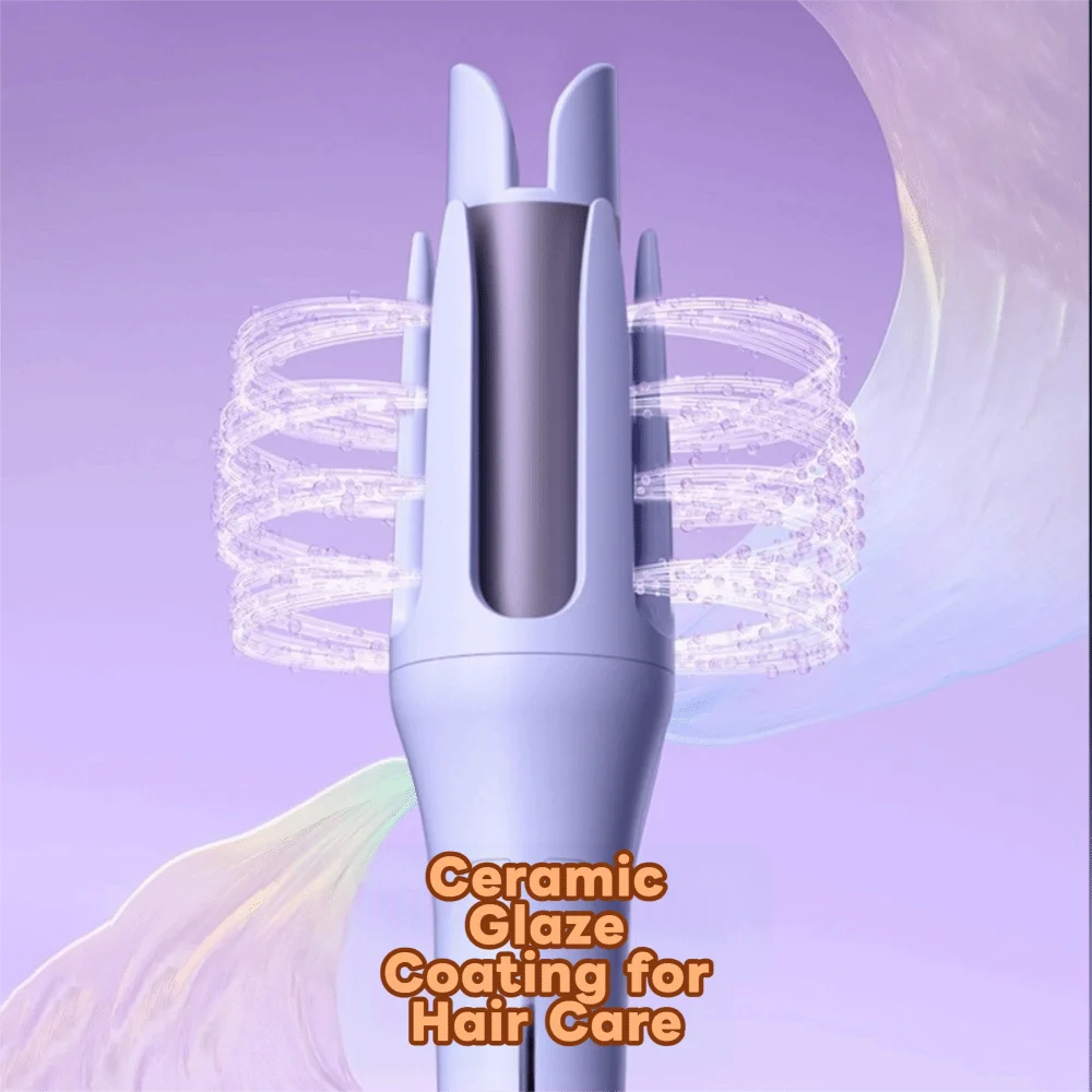 

Автоматические щипцы для завивки волос с защитой от ожогов, 32 мм, щипцы для завивки волос с регулируемой передачей, вращающиеся, не повреждающие волосы, щипцы для завивки волос для женщин