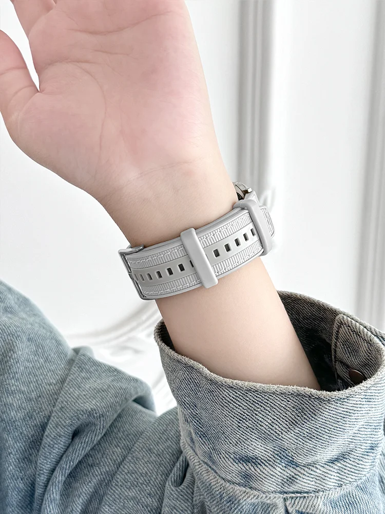 Silicone+Nylon Band For Apple Watch Ultra 3 49mm 42-46mm 44mm 45mm 40mm 41mm NEW Sports Straps iwatch series 11 10 9 8 7 6 5 SE