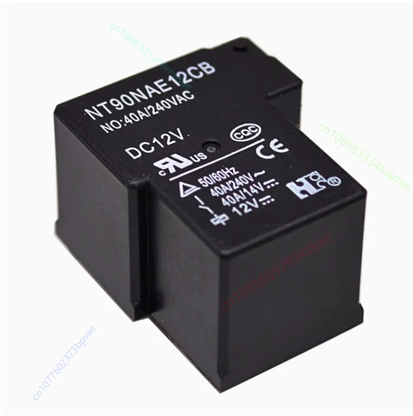 

3 шт./лот, новое оригинальное реле NT90NAE12CB, напряжение катушки постоянного тока 12 В, четыре контакта в одной группе, нормально разомкнутое, 40 А, 240 В переменного тока, 50/60 Гц