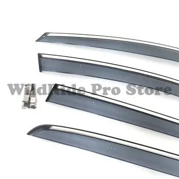 套適用於 2015-2021 年大眾高爾夫 7 的通用型雨擋車窗遮陽板,卡扣式加厚雨水導流板 10 最佳銷售 福斯高爾夫 - №7