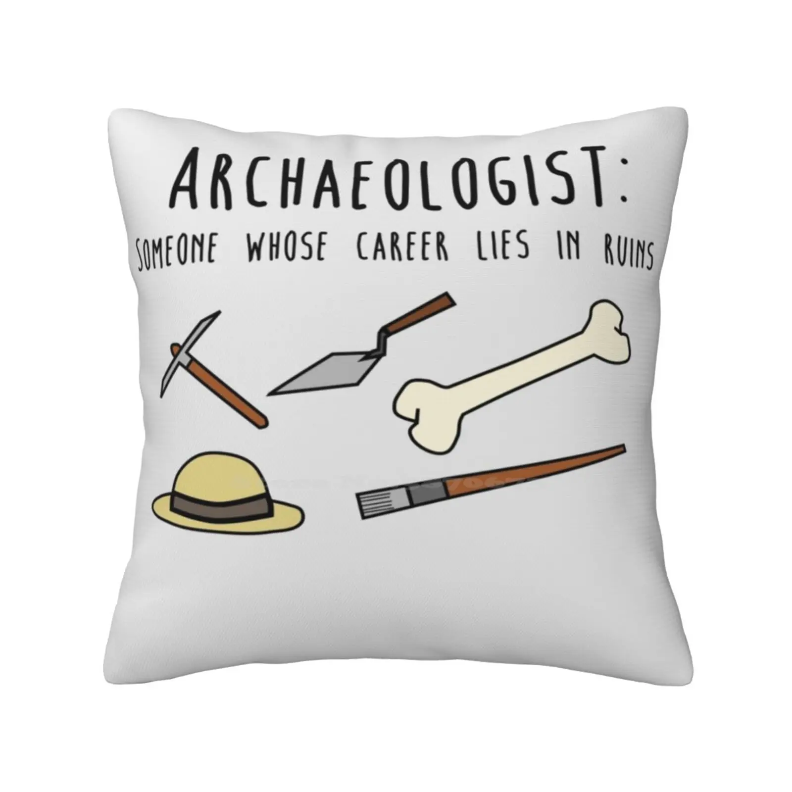 Archaelogy Home Sofa Car Waist Throw Pillowcase Archaeology Archeology Archaeologist Archeologist Science Dinosaur Bones