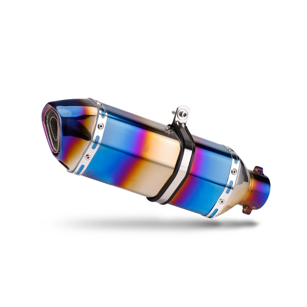 

STLF 51mm Universal Accessories Motorcycle Exhaust Pipe Modified Muffler With Db Killer for XJ6 MT07 03 R3 R25 R6 Cbr250rr Cb400