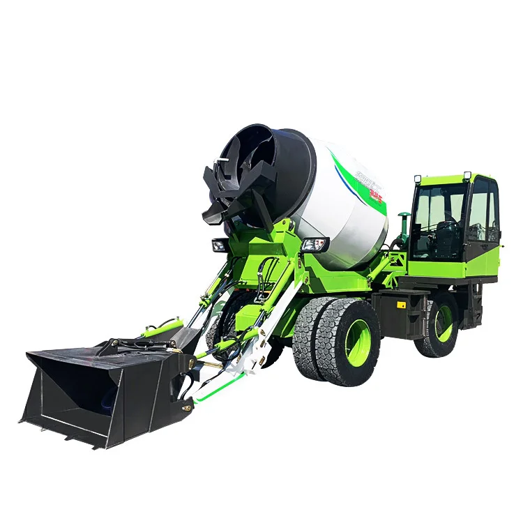 رائجة البيع الصين 1.2 Cbm 2m3 محمل ذاتي 4 Cbm شاحنة خلط الخرسانة المتنقلة ذاتية التغذية للبيع على Olx