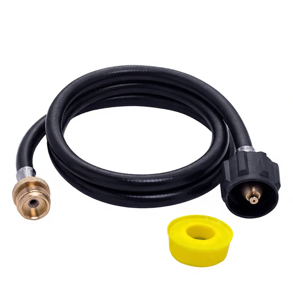 6ft Gas Tank Conversion Hose Qcc1 To Acme Connector Portable Adapter For Outdoor Bbq Grills Cooking Appliances