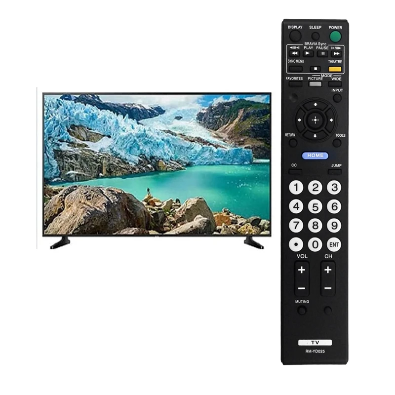 Replace RM-YD025 Remote Control For Sony Bravia TV KDL 32L4000 37L4000 KDL-19M4000 KDL-19M4000/B KDL-22L4000 Durable Easy To Use