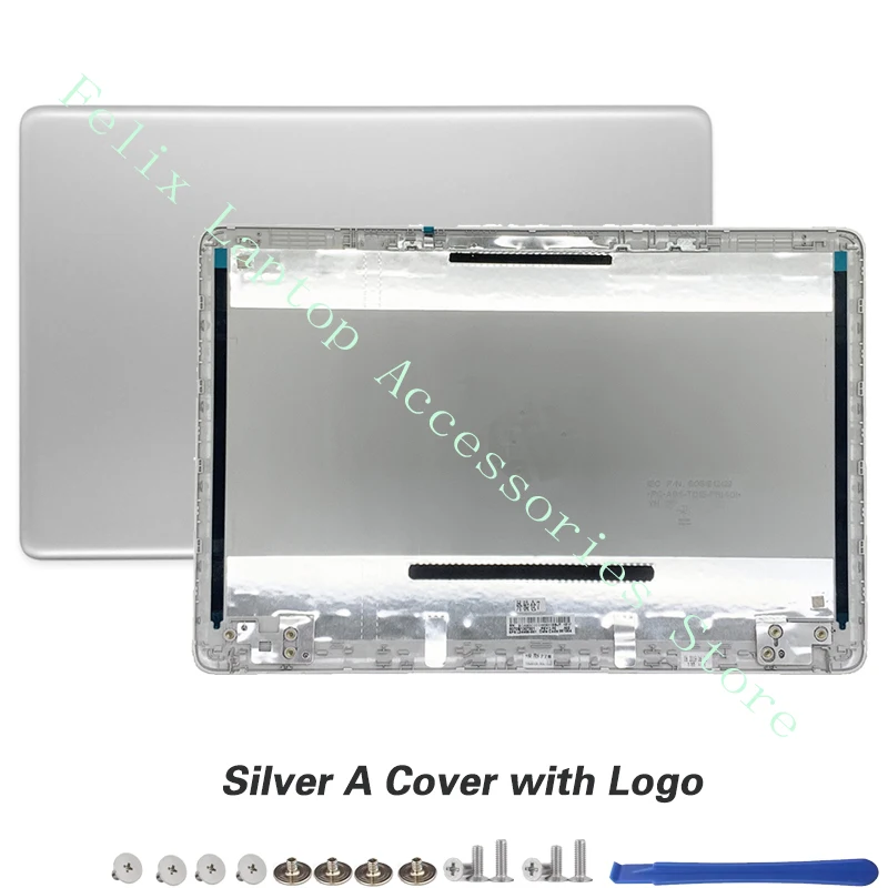 Imagem -02 - para Laptop hp L24469-001 L24469-001 Tampa Traseira Moldura Frontal Dobradiças Apoio para os Pés Topo Novo L24469001