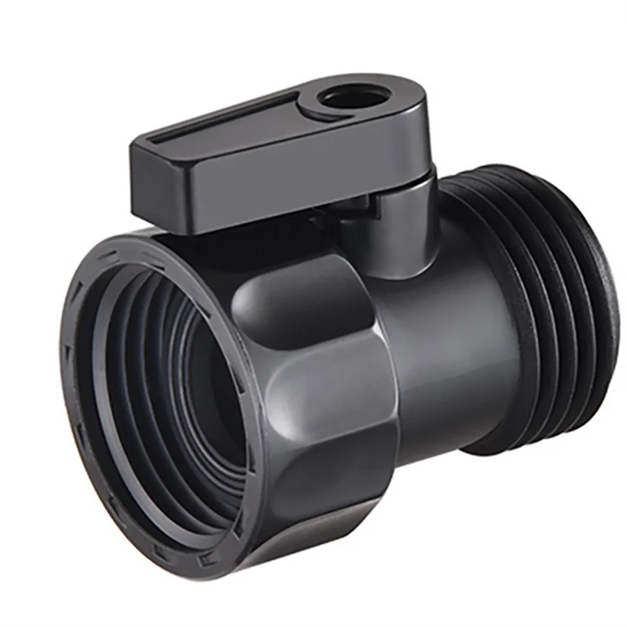 Plastic Valve Switch 3/4' Female Thread 3/4' Male Thread Agriculture Garden Watering Prolong Hose Adapter Fix the Docking Switch