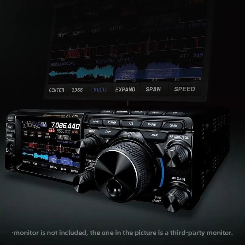 FT-710 Field AESS HF SDR Transceiver – 100W All Mode Shortwave Radio with 3DSS & RB-I 15kHz Bandwidth for Ham Station