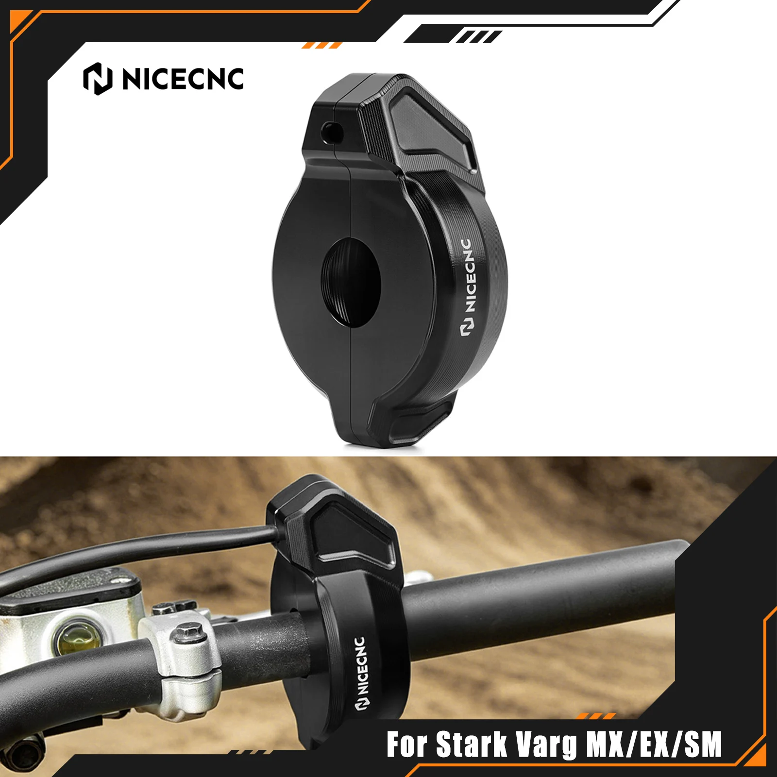 NICECNC 2024 2025 2026 For Stark Varg EX Stark Varg MX Stark Varg SM Motorcycle Throttle Housing Guard Cover Electric Dirt Bike