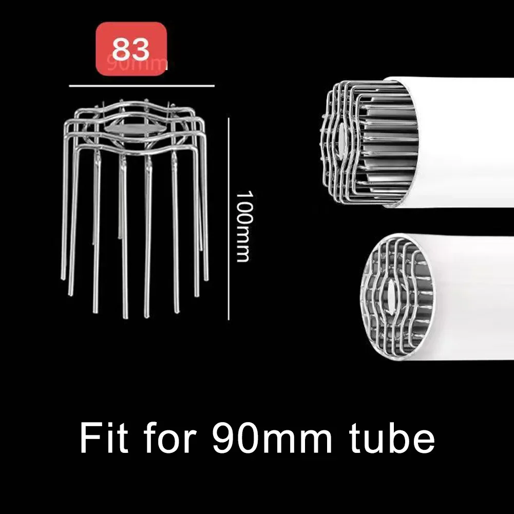 Mesh Drainage Guard Balcony Drain Cover Blade Shock Absorber Easy Installation Garden Floor Drain Protector For PVC Drain Pipe