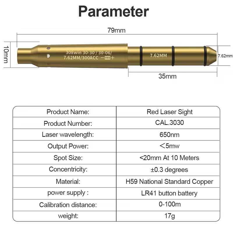 Horizontal Calibration 5.5mm Sight Red Laser Calibration Instrument Zero free Concentric High Precision Sight - Image 6
