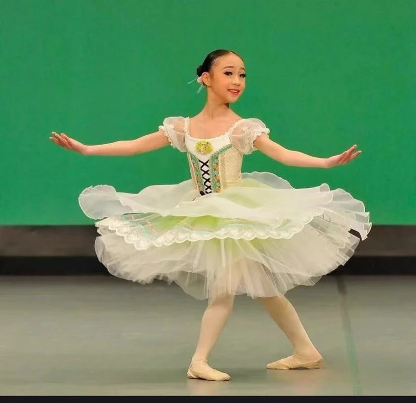 

Falda De Ballet Para Niños Falda Baile Para Niñas Trajes Bailarina Ballet Trajes Actuación Colectivos Para Escenario Dress