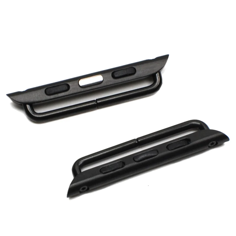 Adaptador para Apple Watch band 44mm 45mm 49mm 42mm 40mm 41mm 38mm conector de Metal de acero inoxidable serie iwatch ultra 6 3 Se 7 8