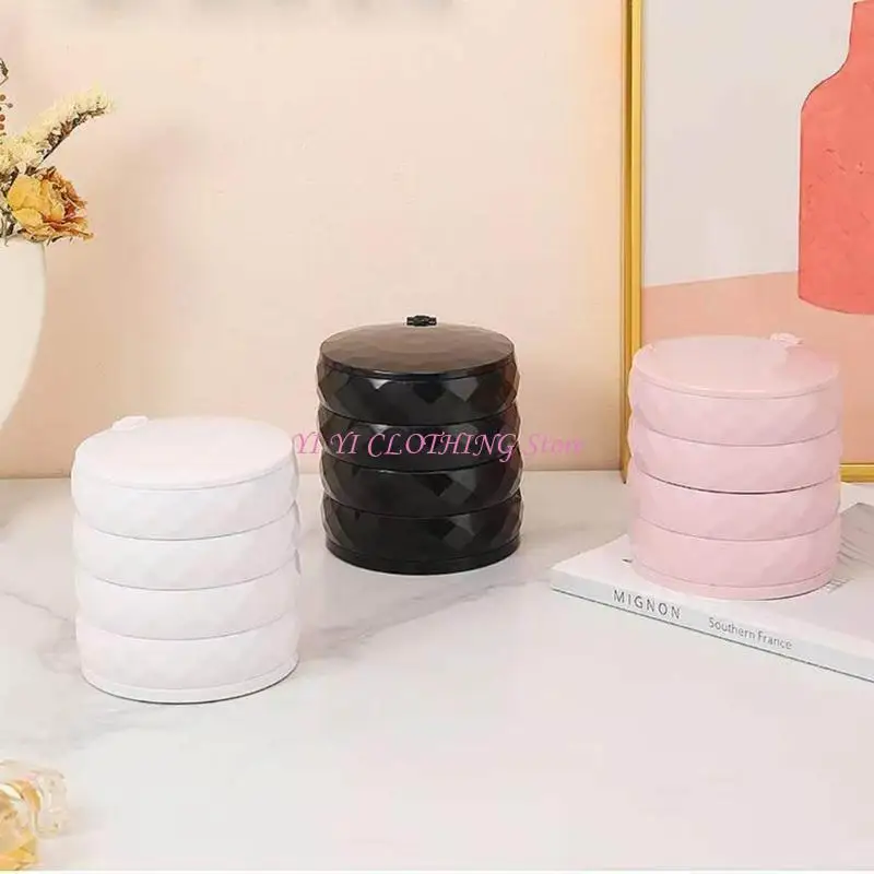 

N5KF Rotating Jewelry Large Capacity MultiLayer Jewelry Storage For Women