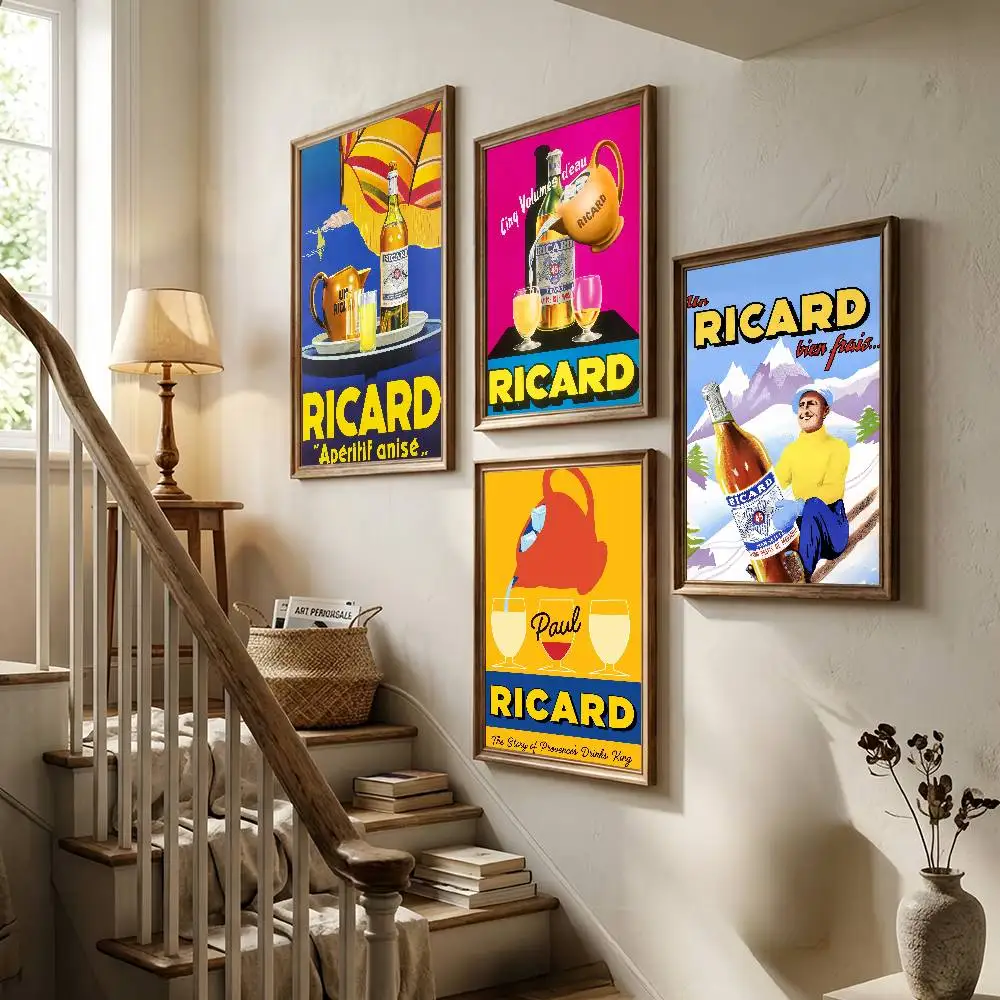 Fashion R-RicardS-ES Luxury Poster For Bedroom Gamer Room Decor Restaurant Wall Trendy Aesthetic Gift