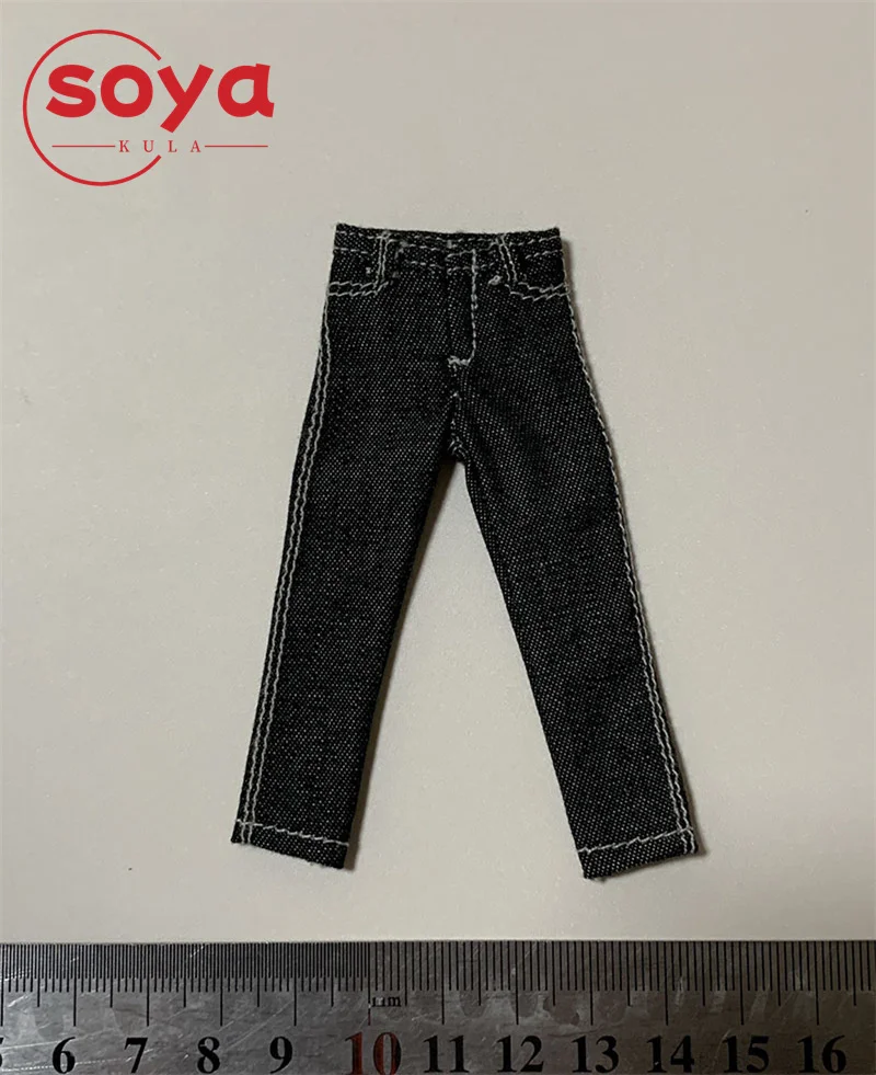 1/12 Schaal Mannelijke Jean Broek Broek Kleding Model Fit 6-inch TBL TM01A TM02A Soldaat Action Figure Body poppen